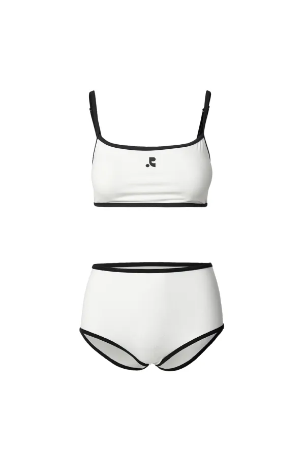 RR LOGO BIKINI - WHITE