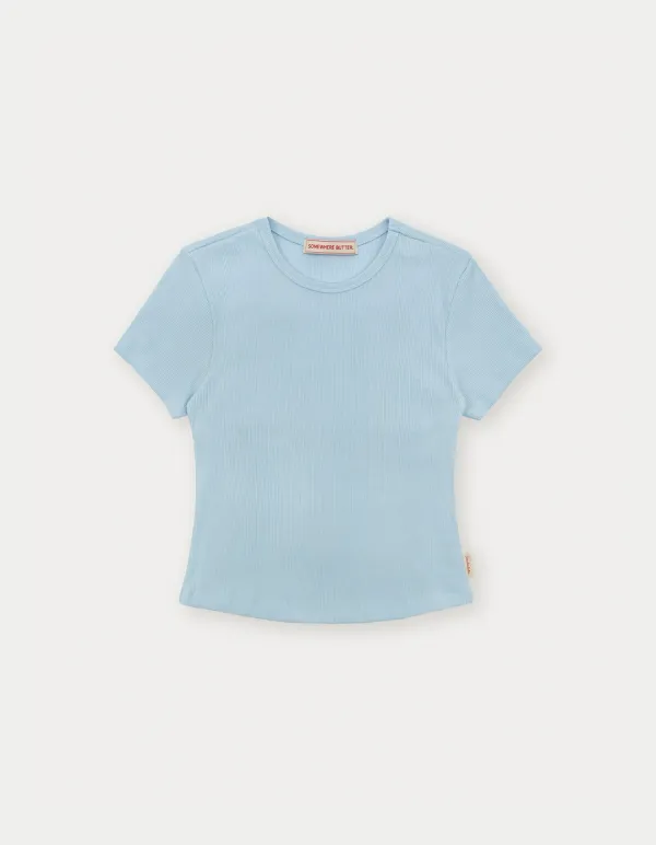 Essential Slim Top - Light Blue