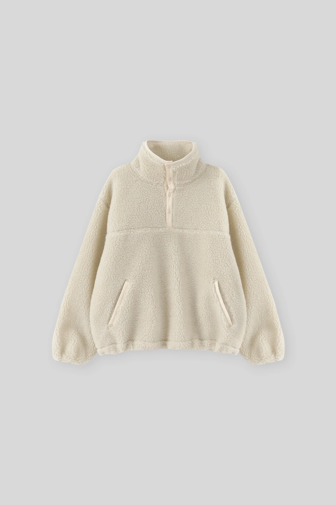 더미튼 Lobed fleece pullover (cream) 상품 이미지 1