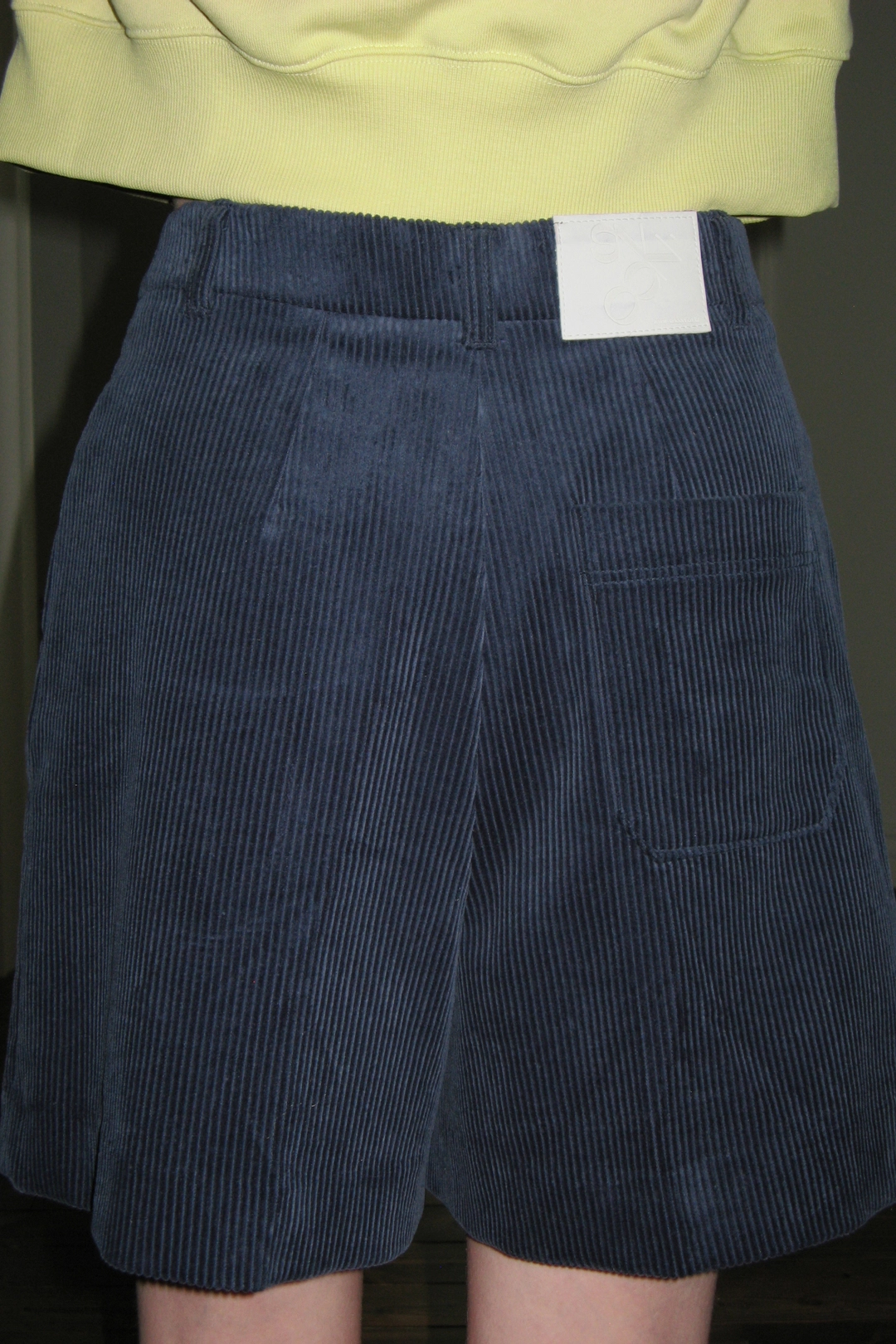 시눈 Corduroy Half Pants (Indigo Blue) 상품 이미지 3