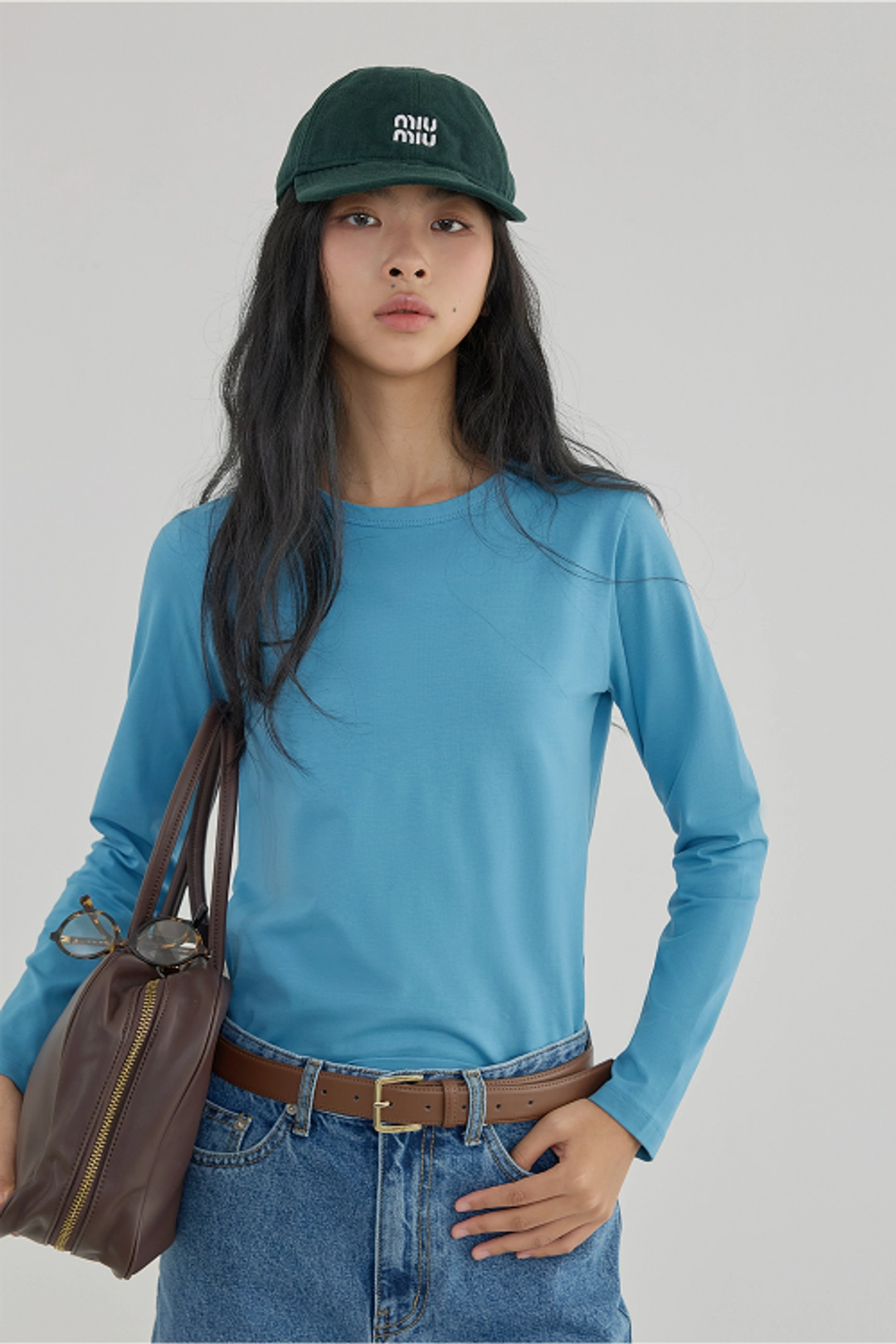 퀸스래빗 Layered Soft Long T-shirt 상품 이미지 2