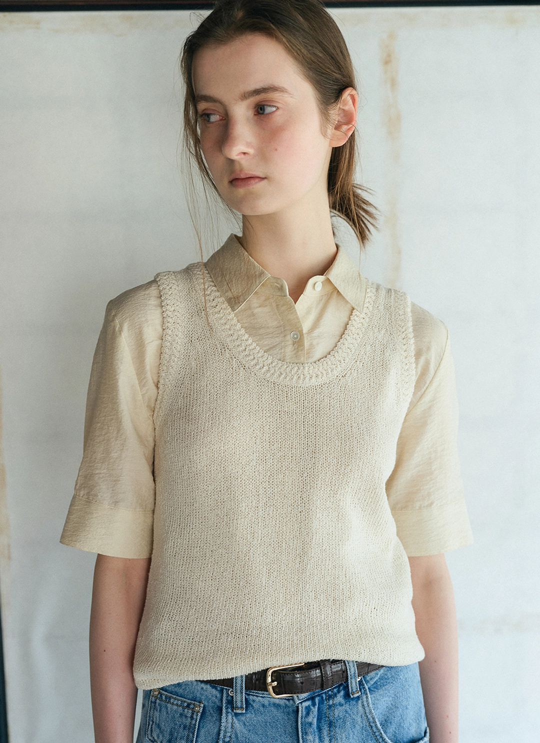 르닐 Harriette Knit Sleeveless (Cream) 상품 이미지 2