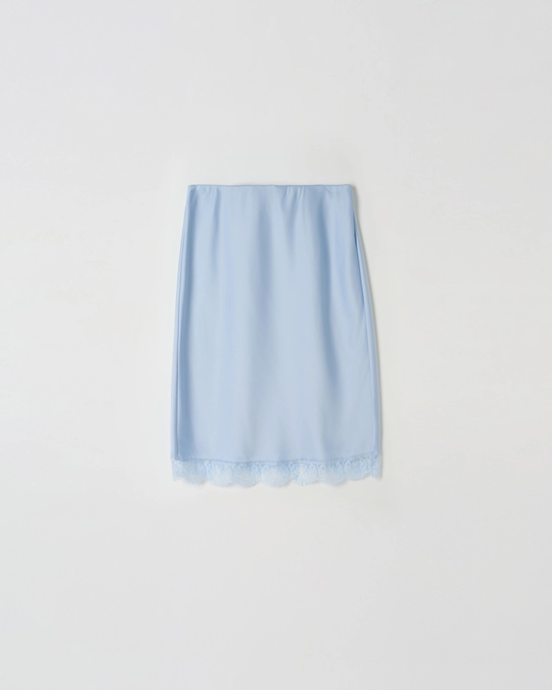 누아르나인 Lace Slip Skirt [DUSTY BLUE] 상품 이미지 2