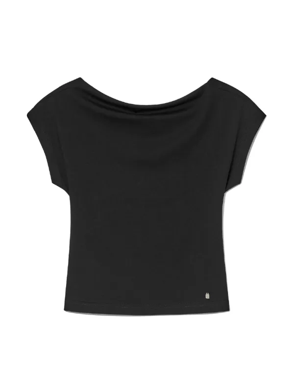 DENVER BACKLESS TEE (BLACK)