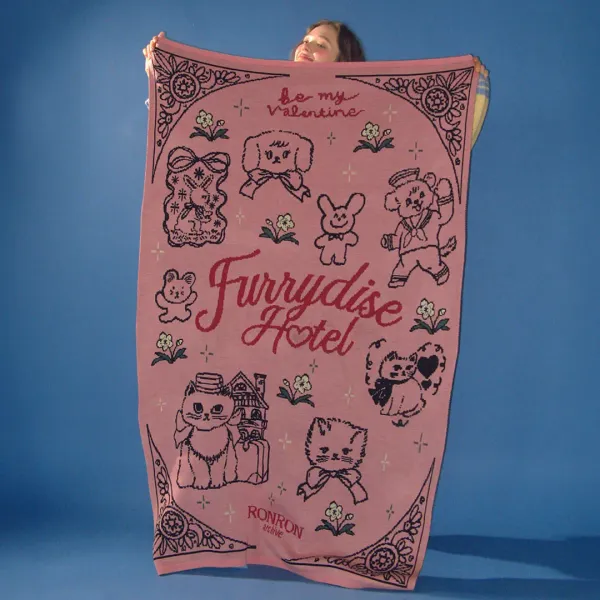 FURRYDISE BLANKET PINK