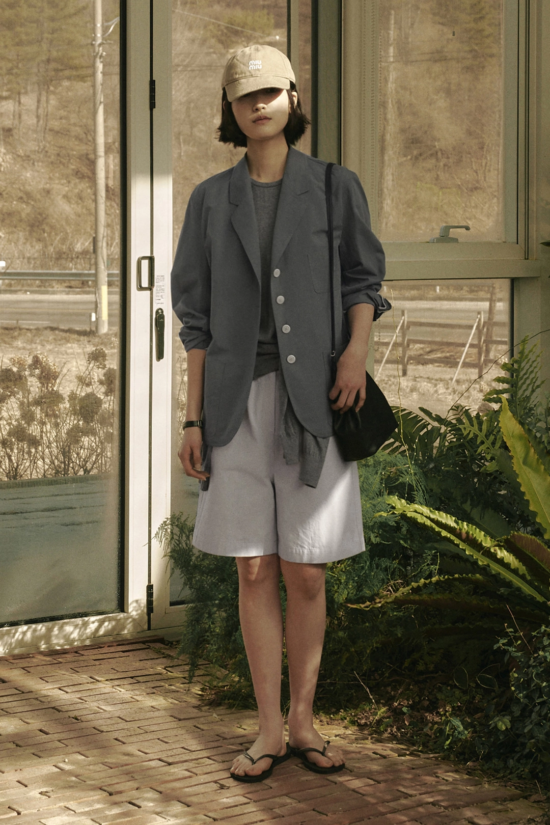 세이지먼트 TOBY COTTON HALF PANTS_GRAY 상품 이미지 2