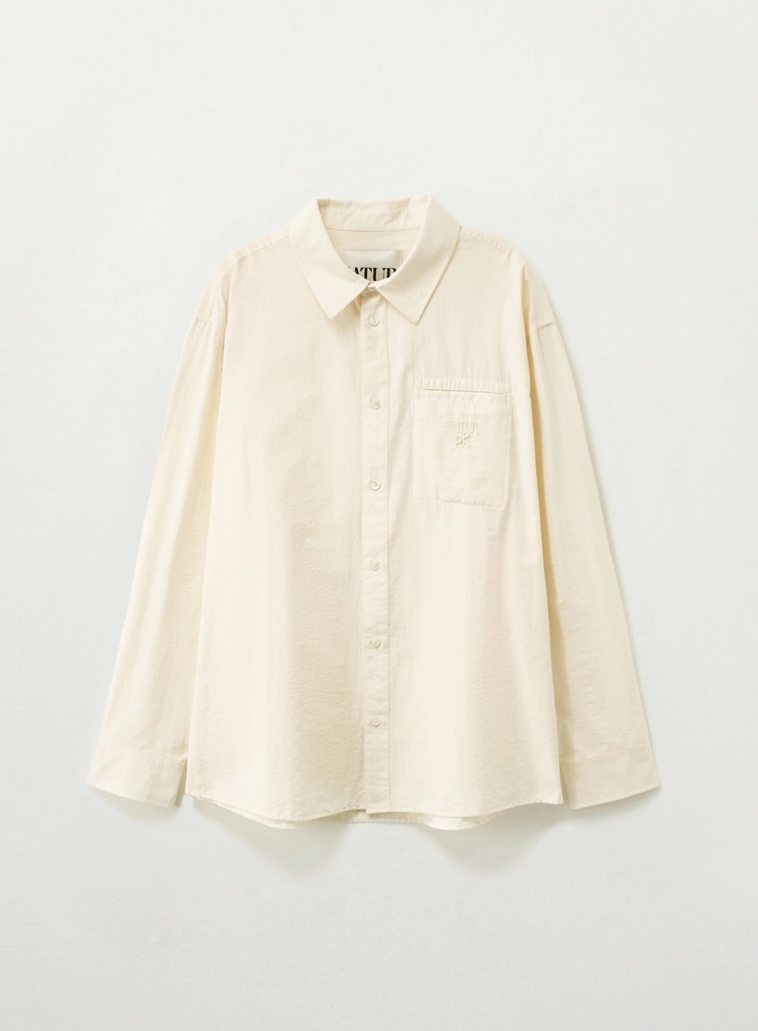 세터 Light Weight Cotton Shirt - Cream 상품 이미지 1