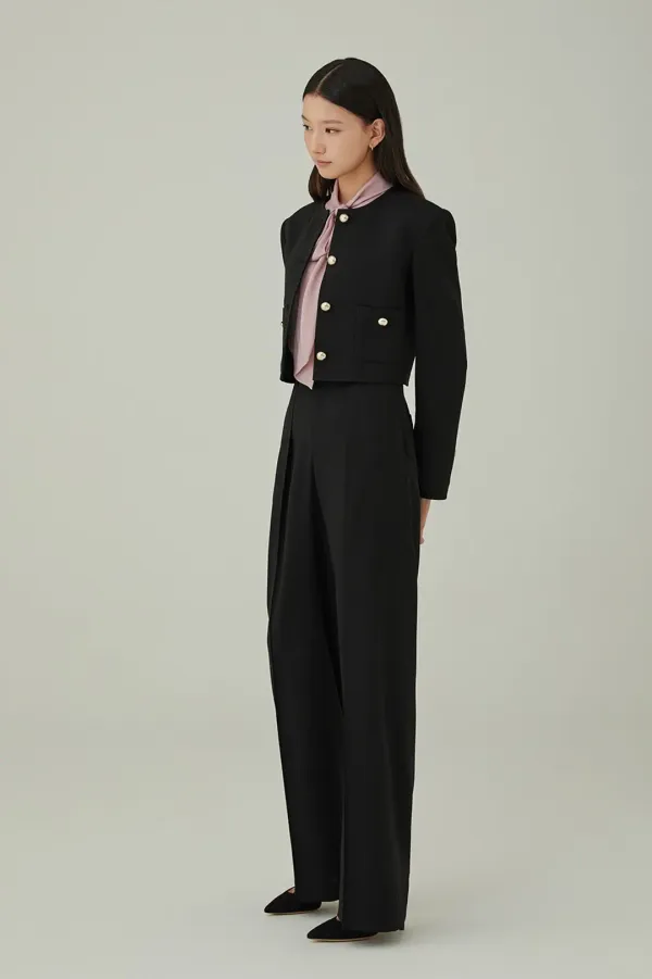 NO.16 PANTS - BLACK
