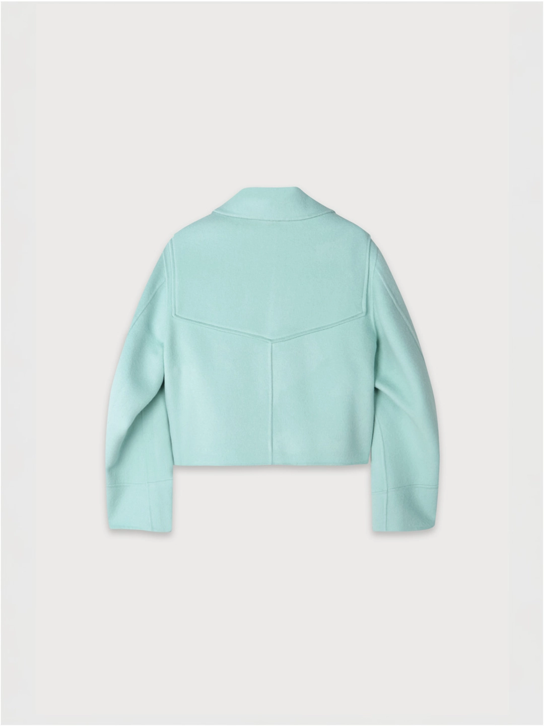 뮤제 [REFURB] ZAHA Merino Wool Handmade Short Coat_Light Mint 상품 이미지 2