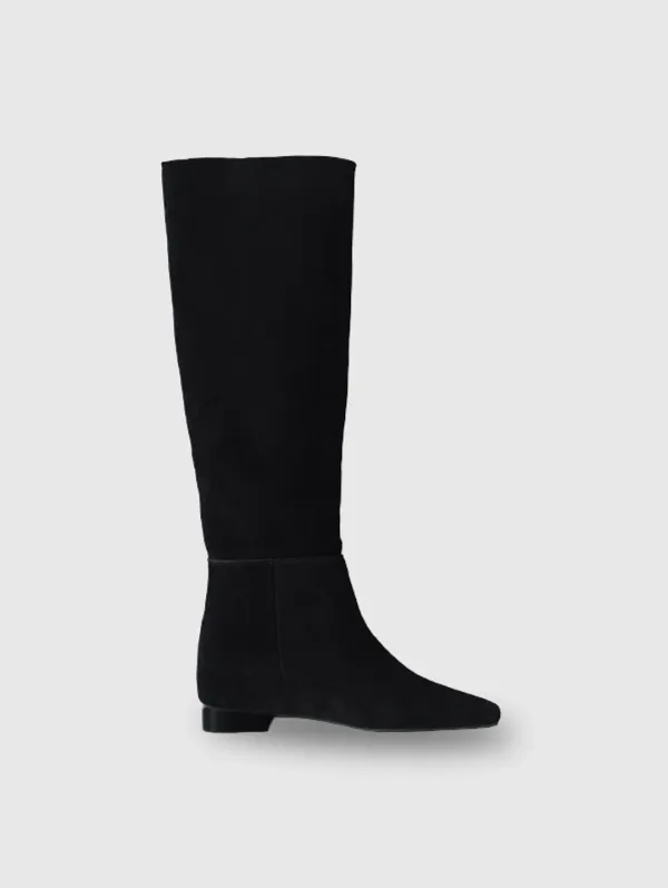 [9th 재입고] Veline Suede Boots (Black)