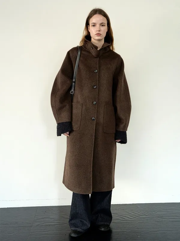 Refined handmade wool coat