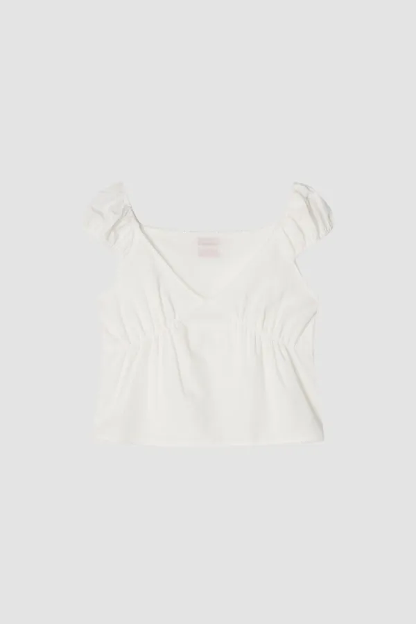 14th) Sarah Cream Blouse