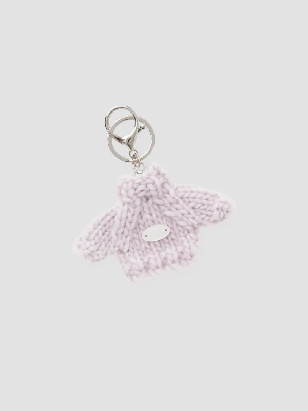 OV KNIT KEY-RING_BABY PINK_OE3A1MKR90PKB