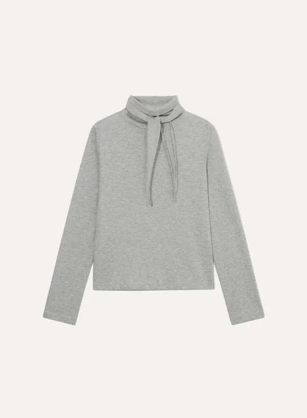 Tove Scarf Turtleneck Charcoal