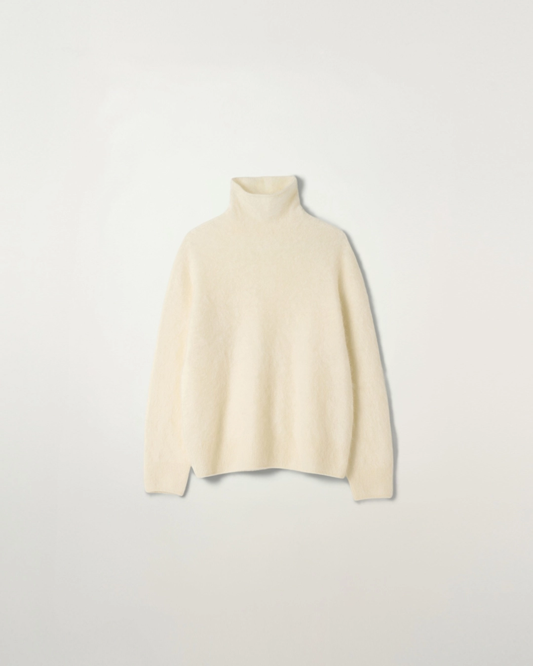 누아르나인 [9/17 순차배송] Hairy High Neck Knit [IVORY] 상품 이미지 1