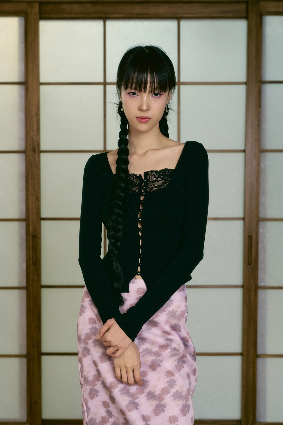 드라이로즈 FAYE LACE CD (BK) 9/22 화요일 결제순 발송 상품 이미지 1