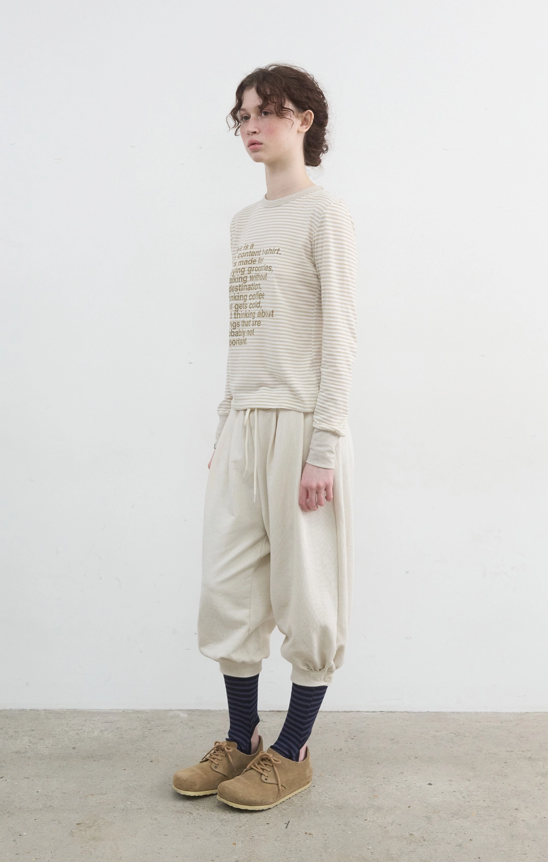 노컨텐츠 412. Coma Sweat Pants_Ivory 상품 이미지 2