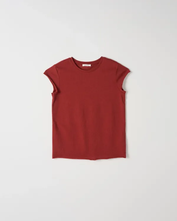Cap Sleeve T-shirt [BRICK]
