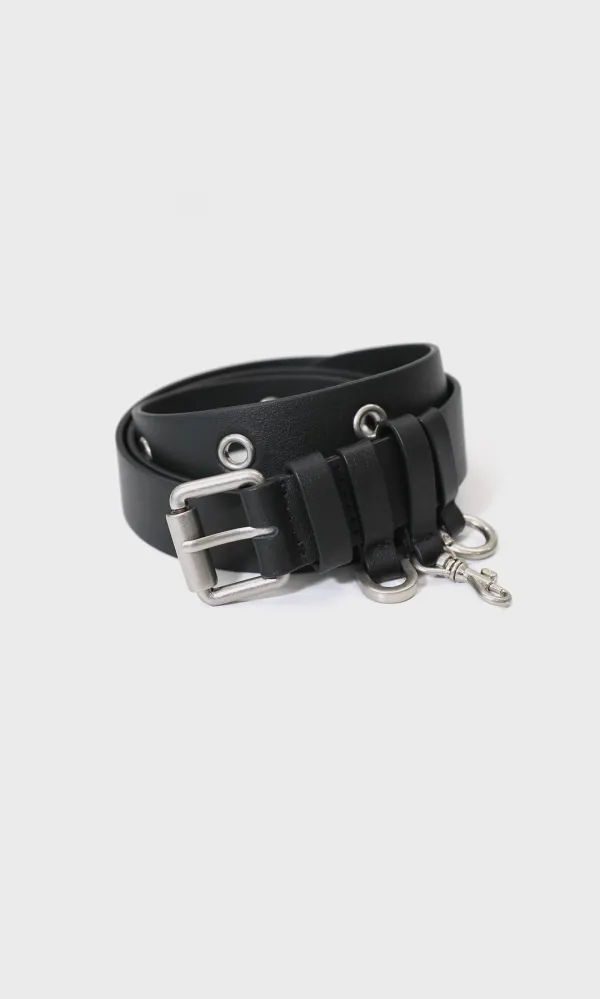 [자사몰 단독] Utility Leather Belt_Black