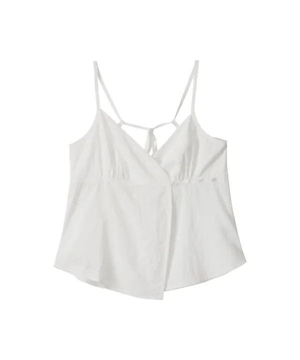 Breeze Sleeveless Blouse-Ivory