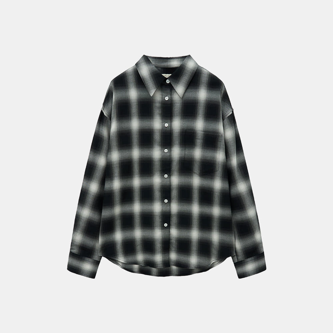 시야쥬 [EXCLUSIVE] SITP5220 KUWAMURA 미스티 체크 셔츠_Black check 상품 이미지 3