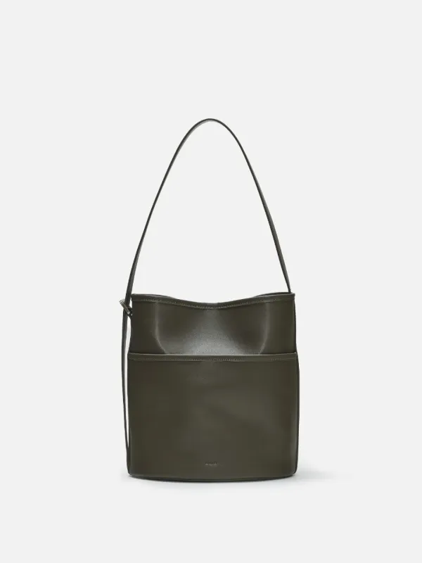 Verso bucket bag Loden green