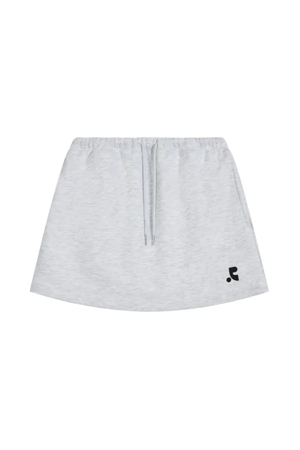 SWEAT MINI SKORT - LIGHT GREY