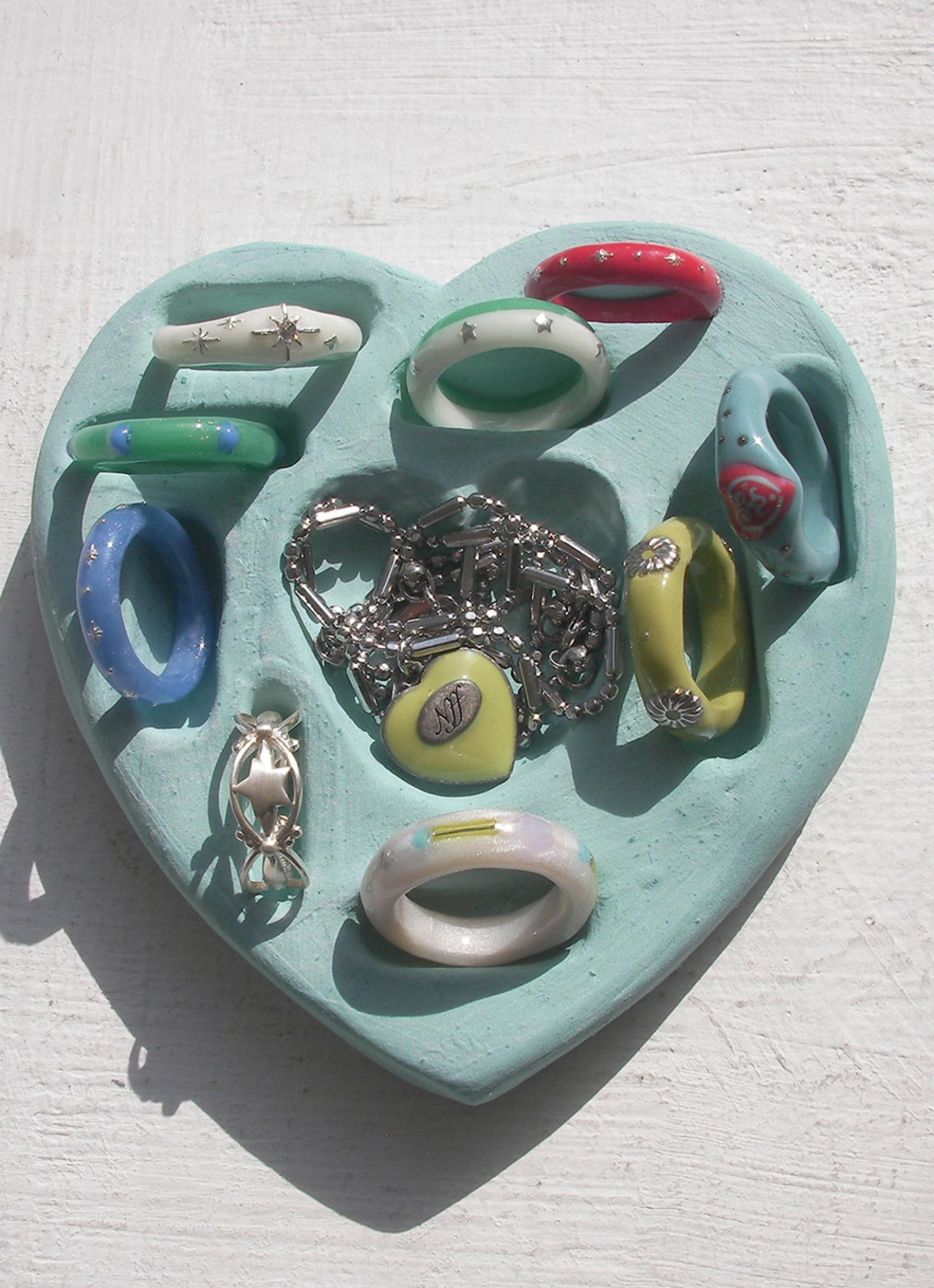 엔프프 ceramic heart holder-matte sky blue 상품 이미지 2