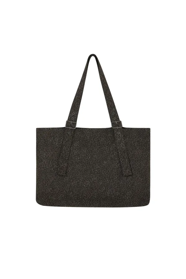BELTED SHOULDER BAG leopard