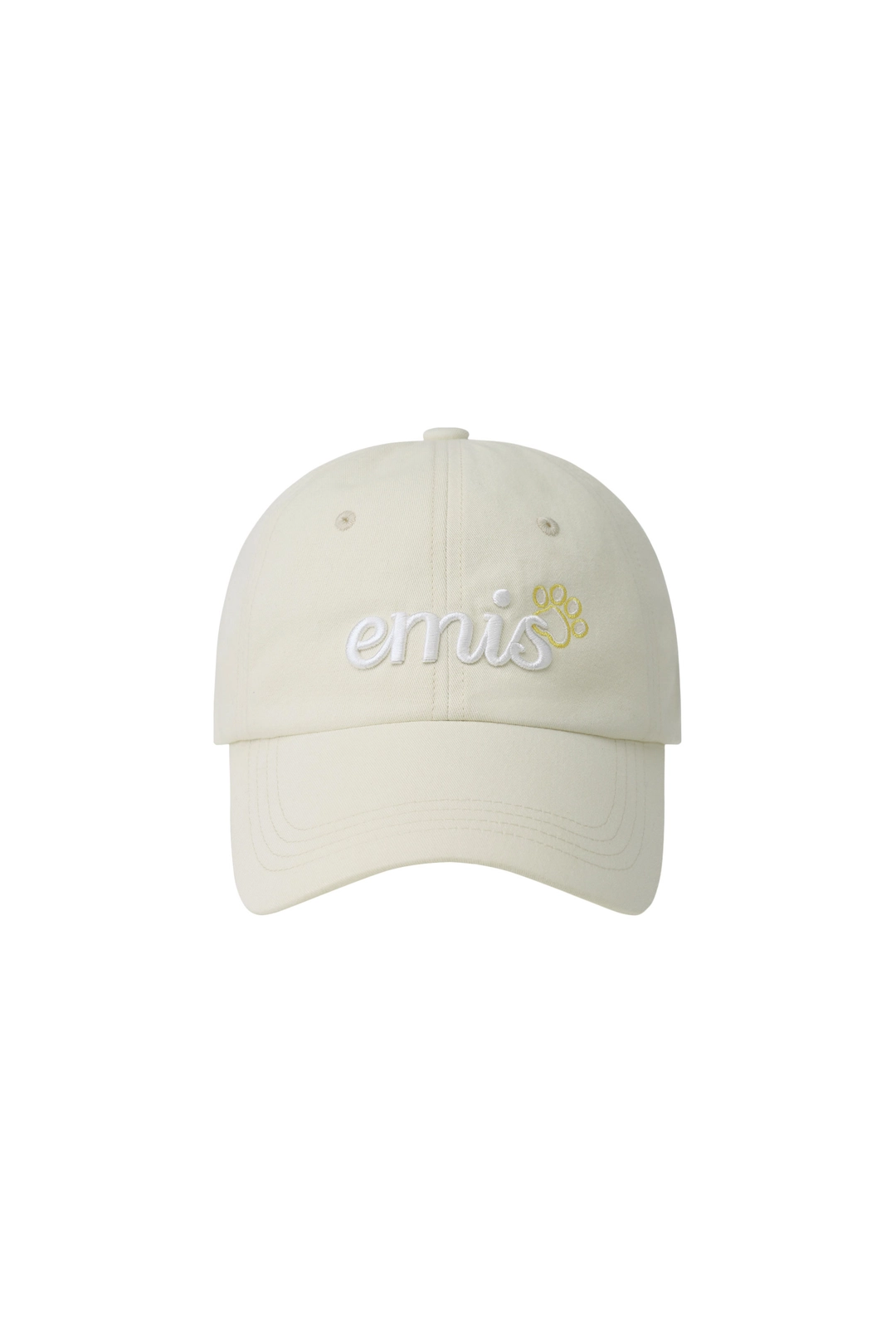 이미스 LETTERING LOGO BALL CAP-IVORY 상품 이미지 3