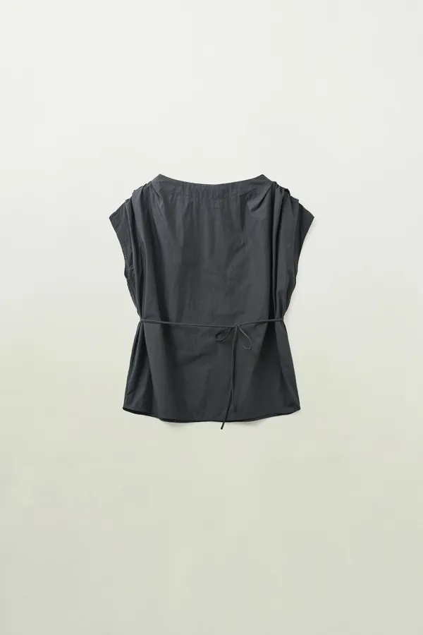 5th/Knotline Blouse (Charcoal)
