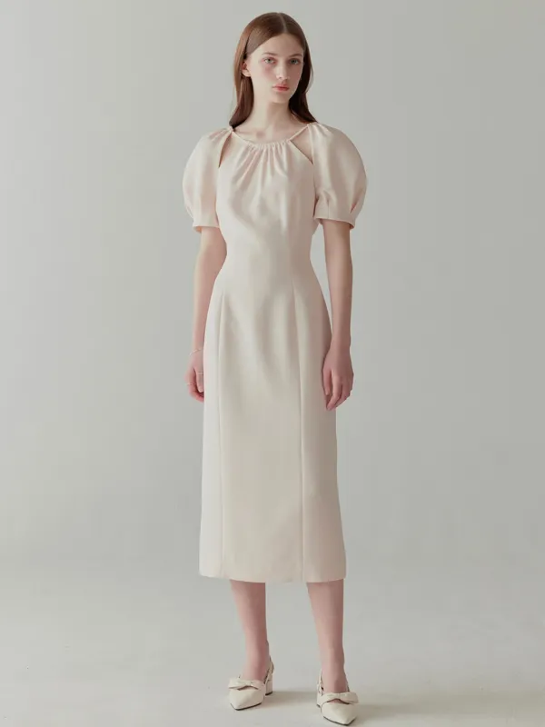 Classic Halter Neck Dress(5color)