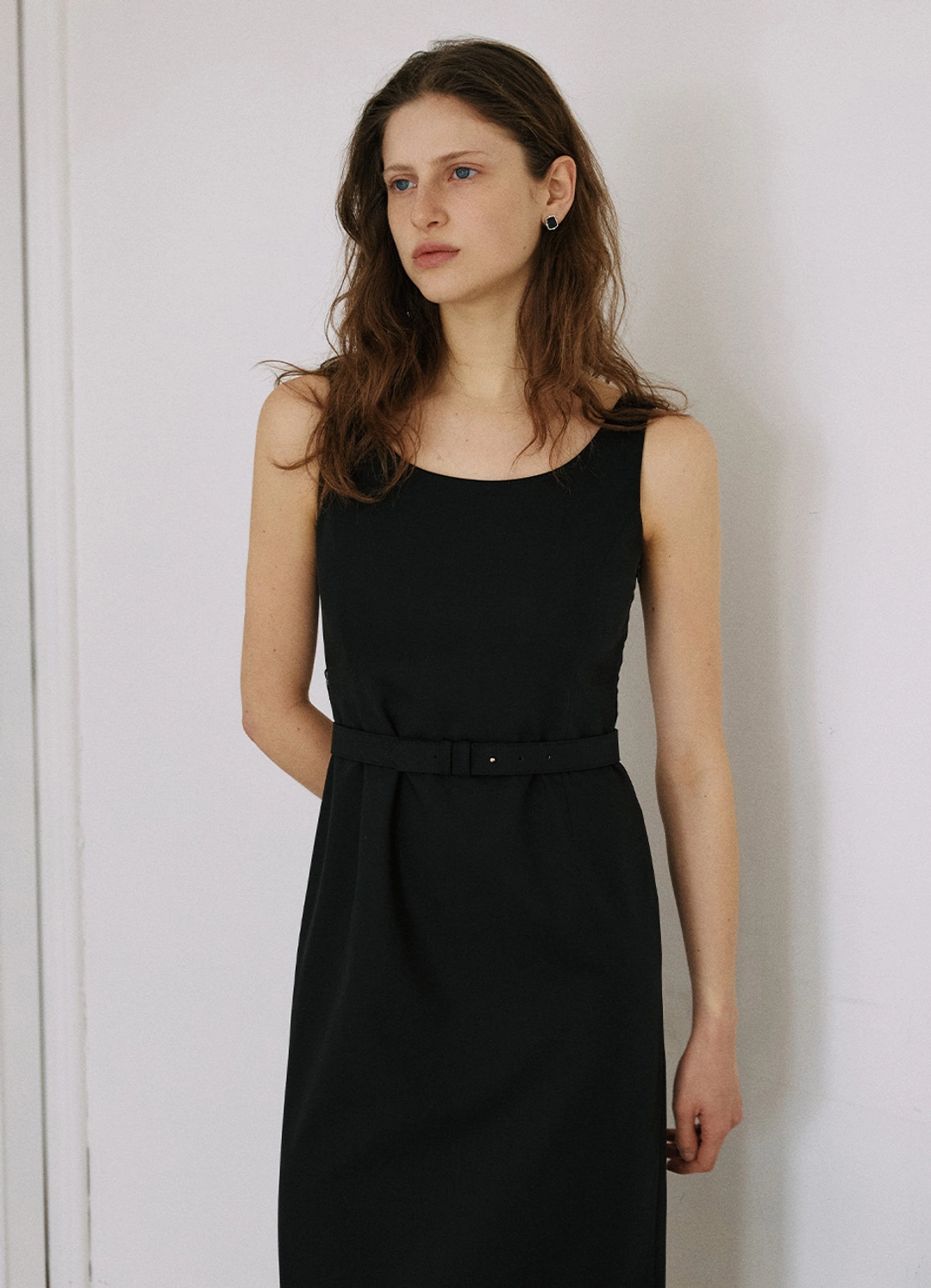 안젤로비안코 April Dress, Black 상품 이미지 2
