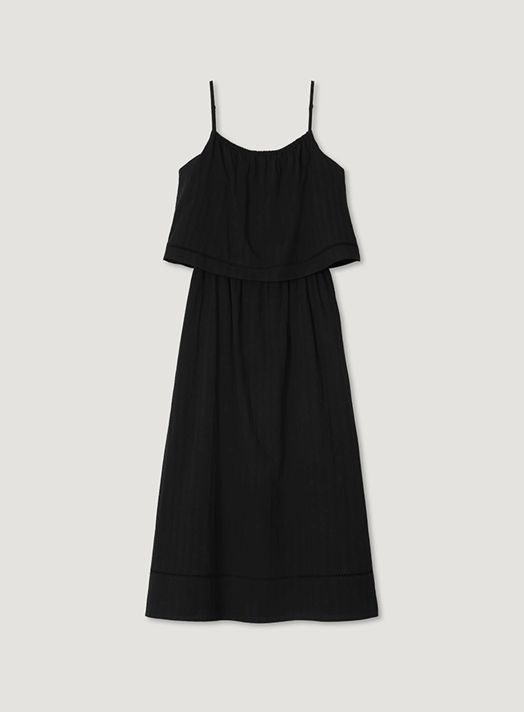 망고매니플리즈 BRIDGE COTTON ONE PIECE_BLACK 상품 이미지 1