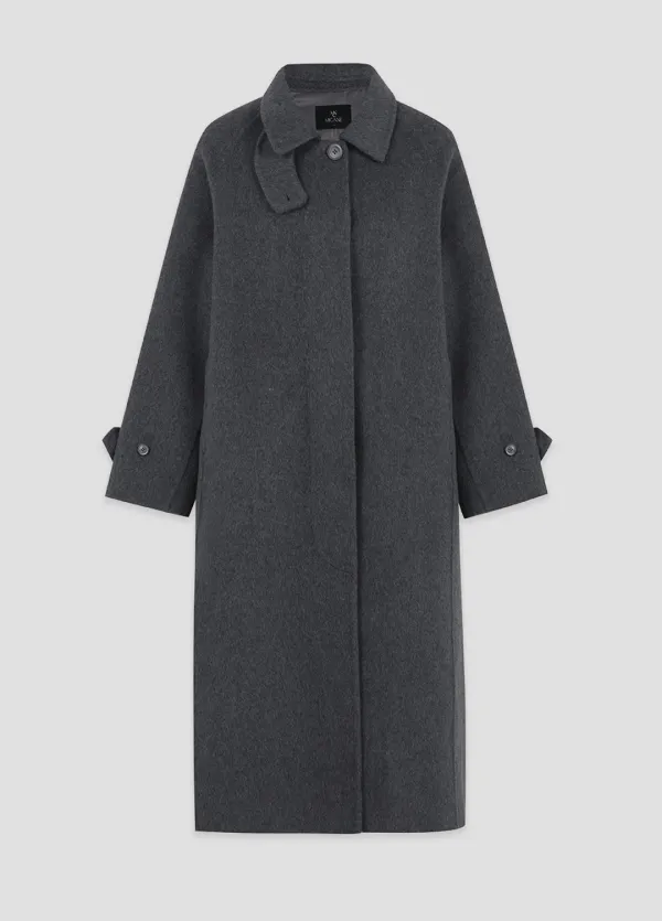  [44-120]  Darby Handmade Wool Balmacaan Coat  다비 핸드메이드 울 발마칸 코트  (겨울-데일리룩-격식룩-클래식룩-출근룩-핸드메이드-울코트-발마칸코트-히든버튼-빅사이즈-자체제작) 
