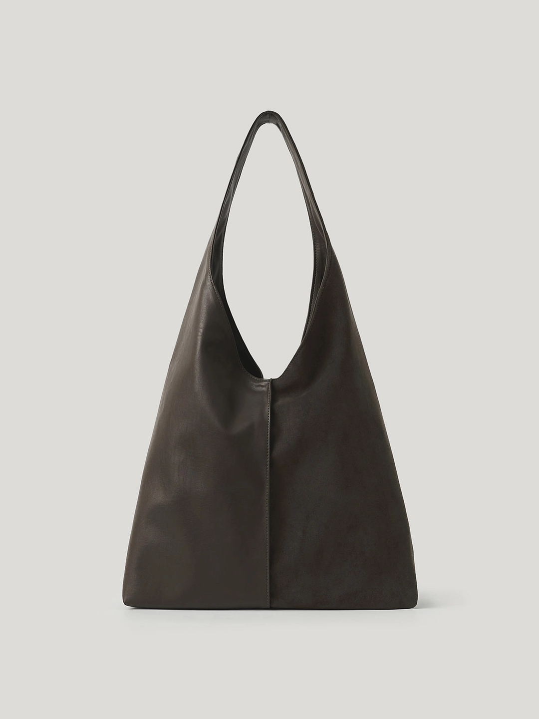 오브히 라인 스웨이드 호보백 Line Suede Hobo Bag_Dark Olive 상품 이미지 1