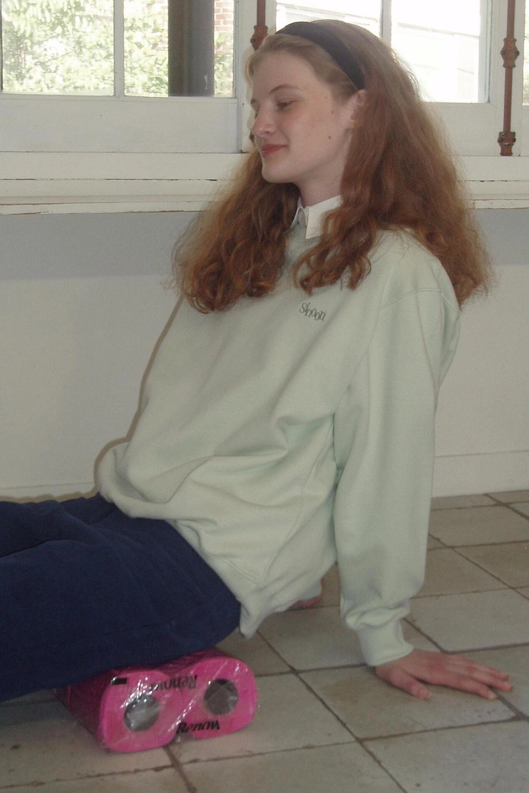 시눈 Noon Sunset Sweatshirt (Moss Green) 상품 이미지 2