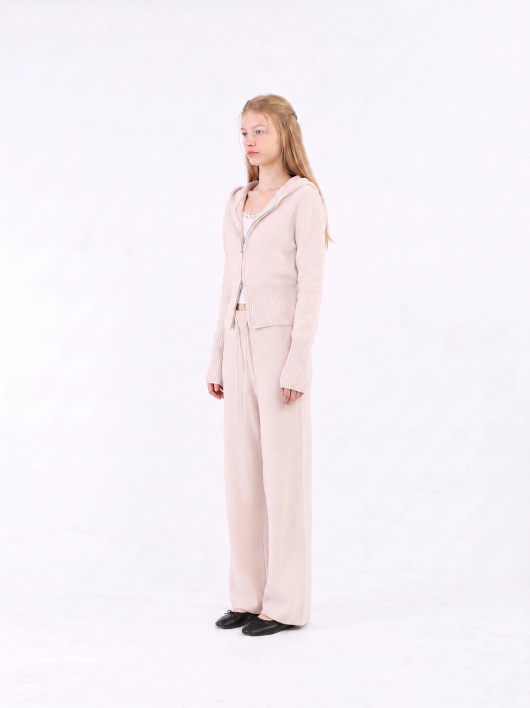 르베인 Cash Wool Knit Pants (Baby Pink) 상품 이미지 3
