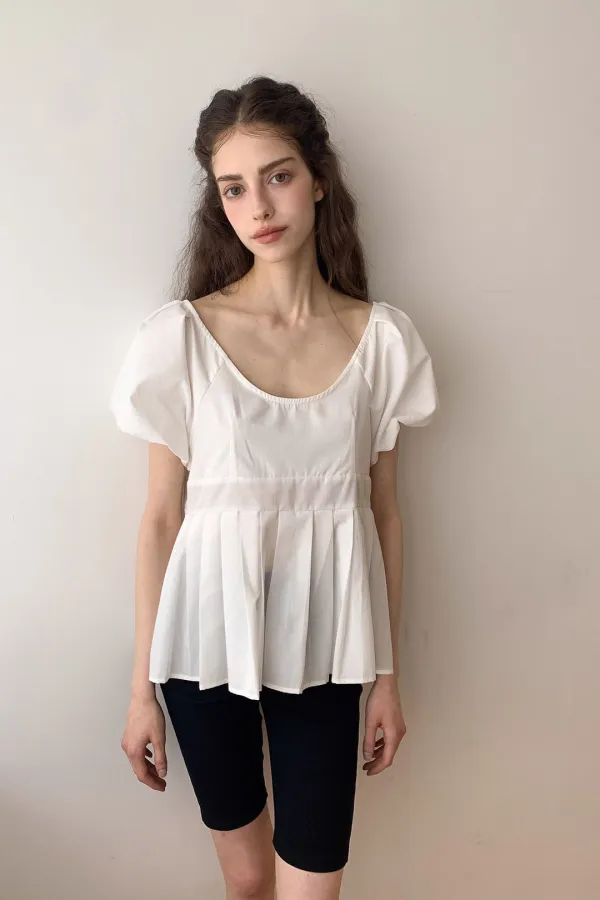 Poppy Blouse / White