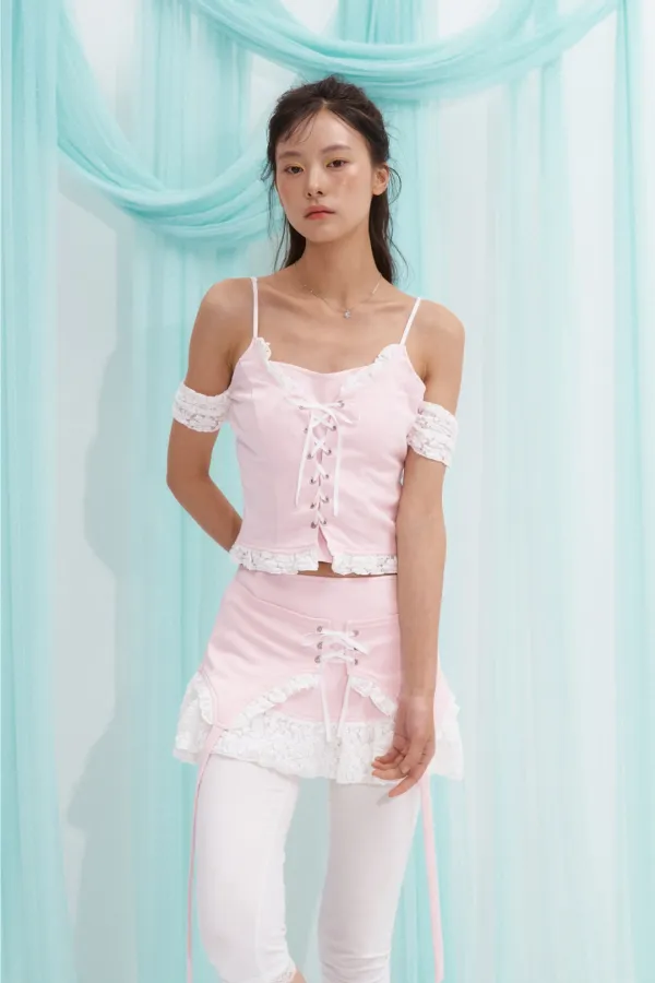 COSETTE LACE TOP (PINK)