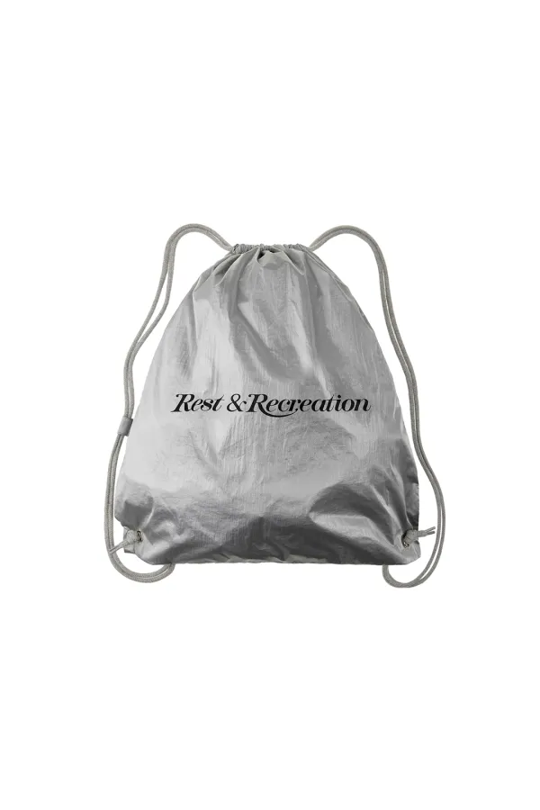 NYLON RUNNING BAG - SILVER