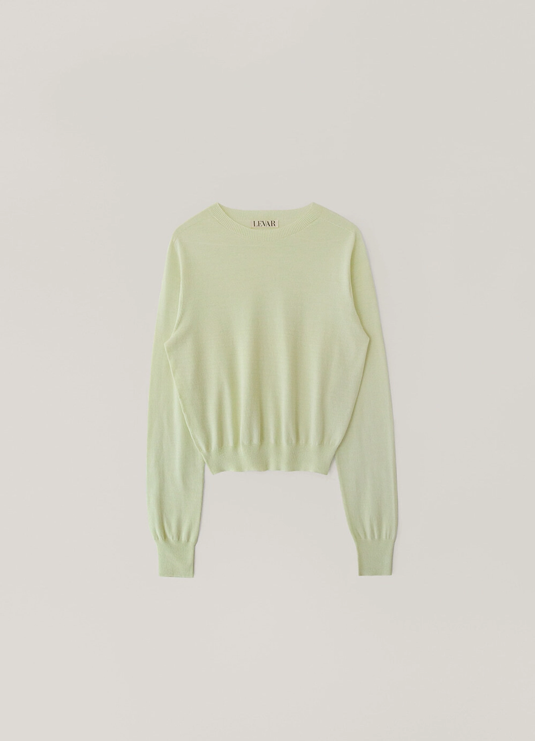 르바 Wholegarment Classic Knit - Lime 상품 이미지 1