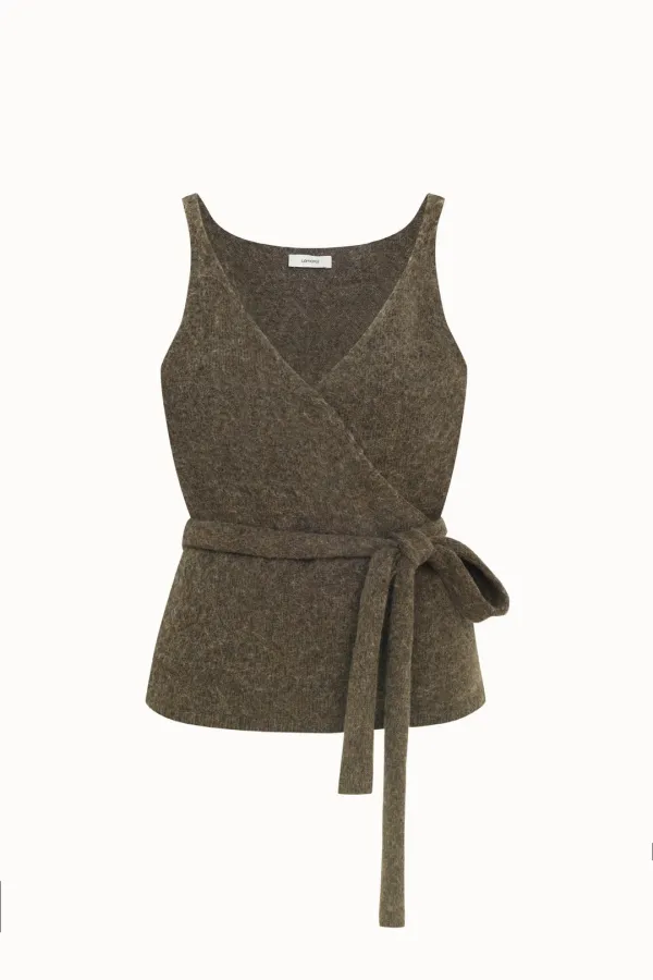 [3차 리오더]Baby Alpaca Wrap Bustier[LMBEAUKN294]-Brown