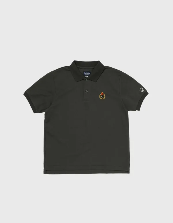 CHILDREN PIQUE SHIRT / Charcoal