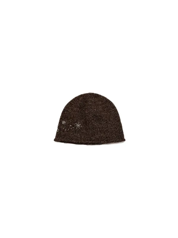 Western Stud Beanie Brown_F263HT14