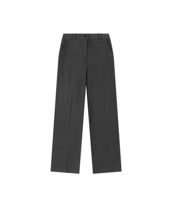 P3267 에센셜 와이드 슬랙스_Charcoal