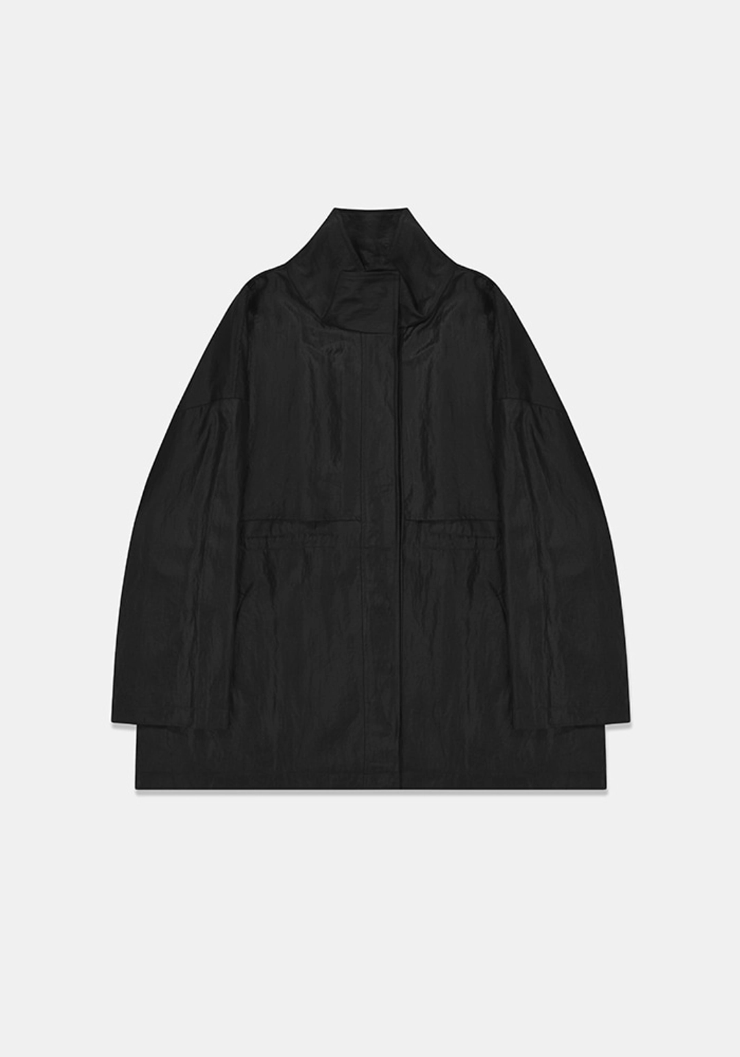 이브세이지 Glossy midi jacket (Black) 상품 이미지 3