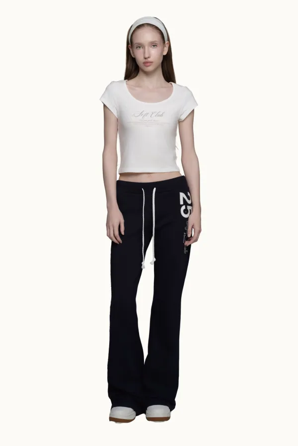 Soft Club signature top, Ivory