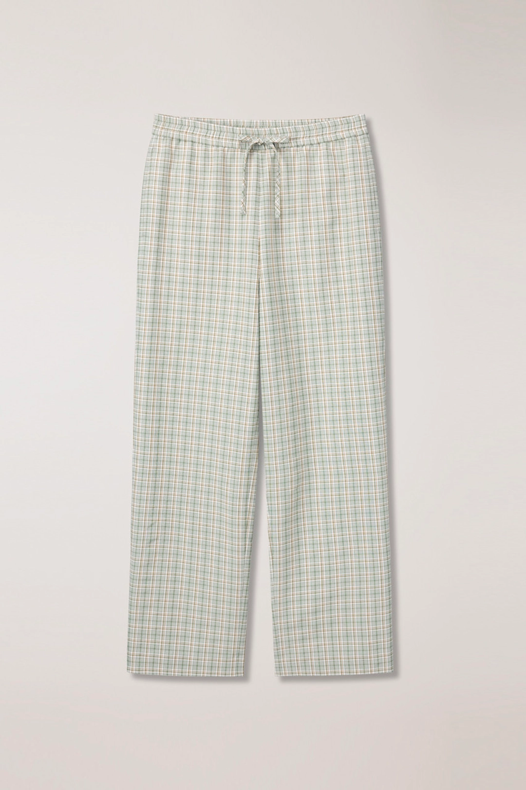 던스트 UNISEX CHECKED PAJAMA SLACKS OLIVE CHECK_UDPA6B121K1 상품 이미지 1