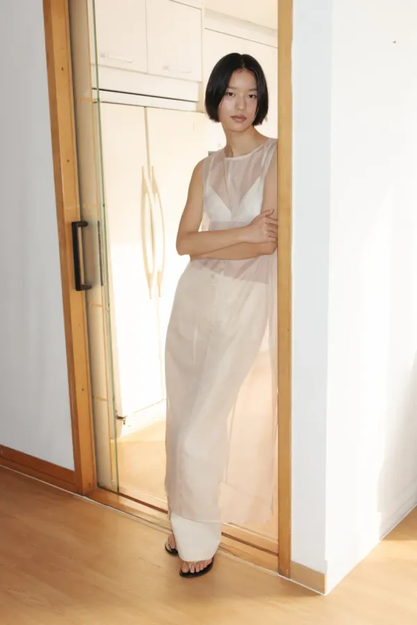 Shine dress (peach)